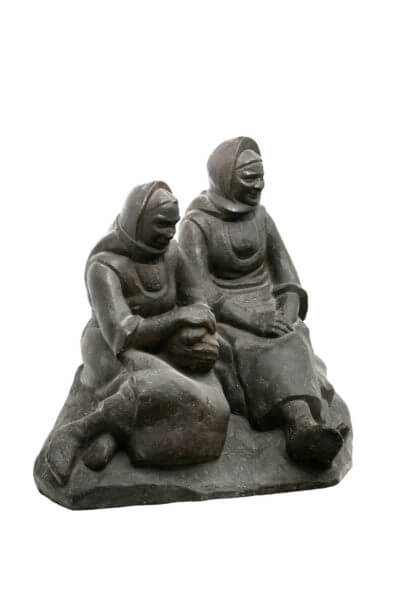 болгарская скульптура, Иван Лазаров, «Беседующие крестьянки»