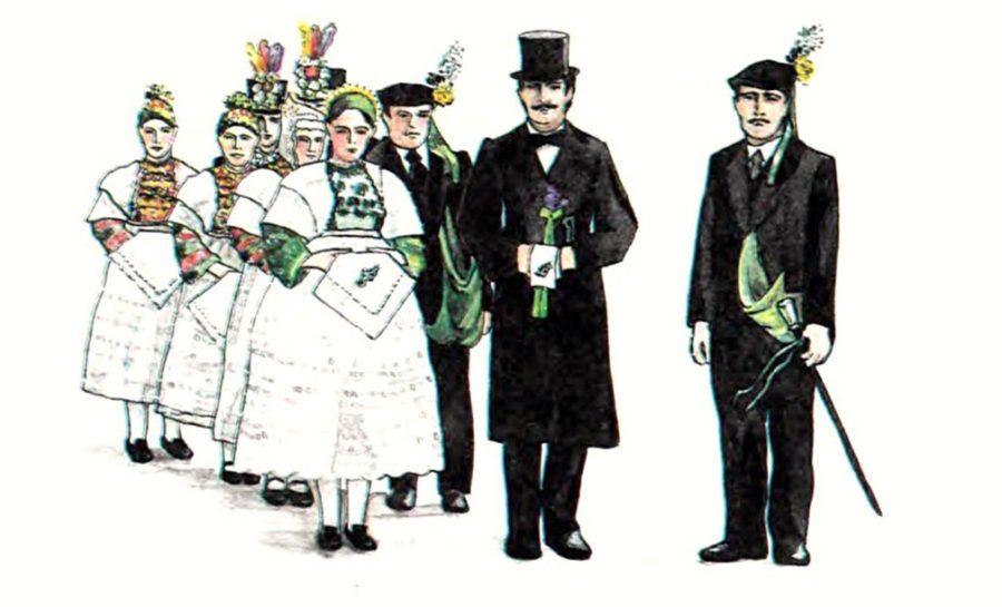Свадебный наряд у лужичан в XIX-XX веках